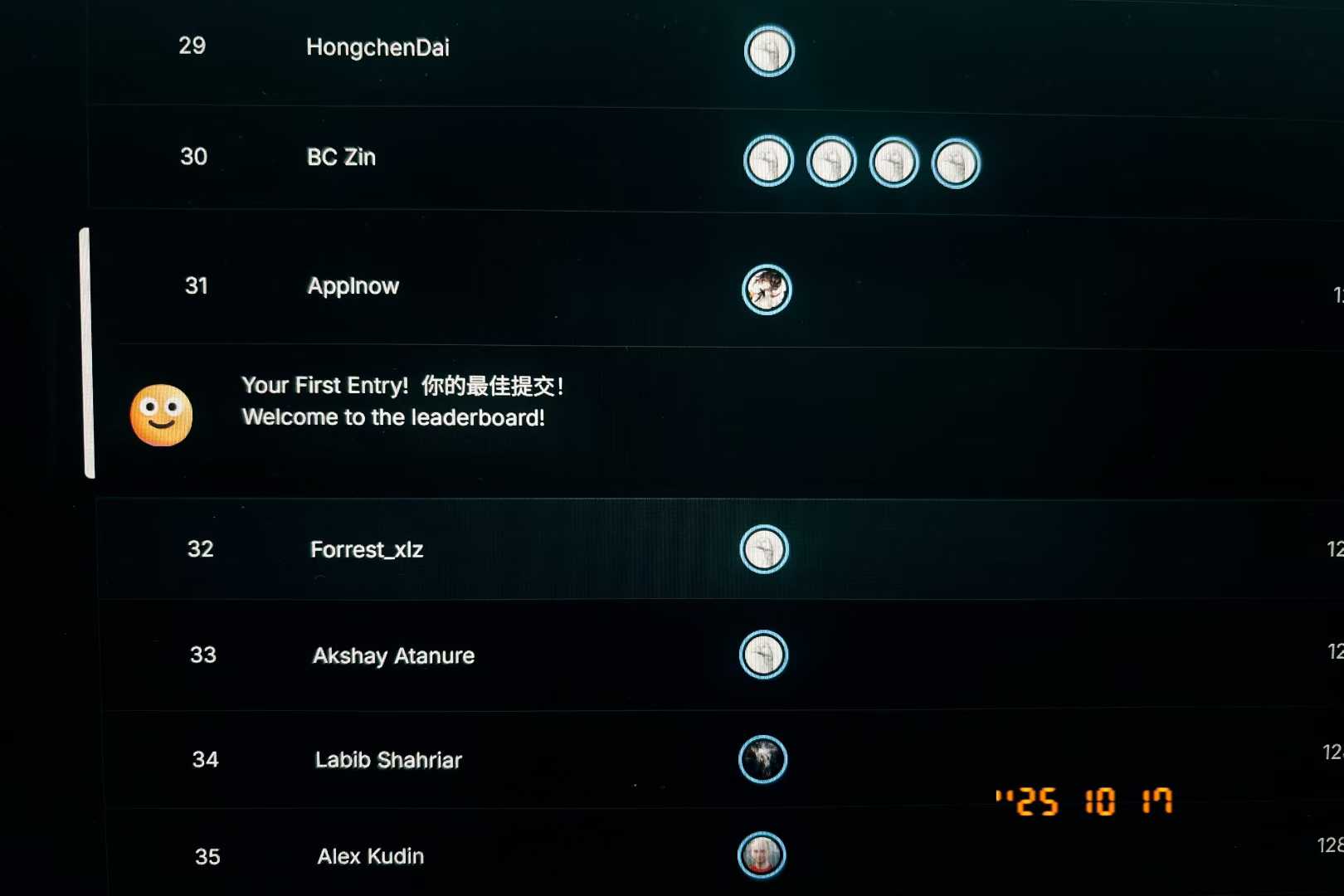 登上Kaggle Leaderboard